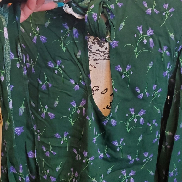 NWT Modcloth x Collectif Oakly Fall Floral Blouse - Picture 4 of 5